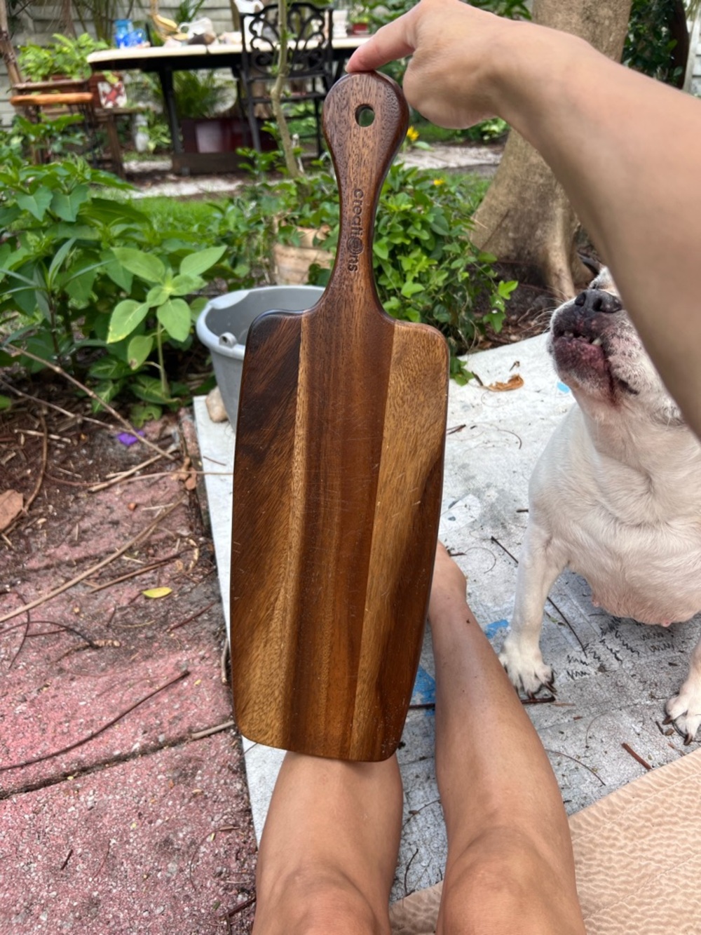 Creations Wooden Serving Paddle - Charcuterie Board